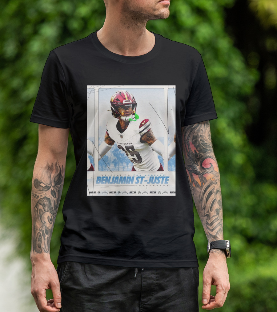 Welcome To Los Angeles Benjamin St-Juste Cornerback Bolt Up T-Shirt