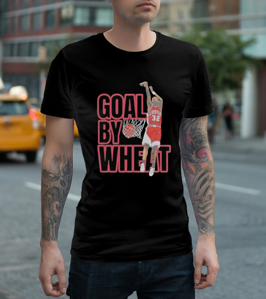 Louisville Goal By Wheat Basketball Number 32 T-Shirt
