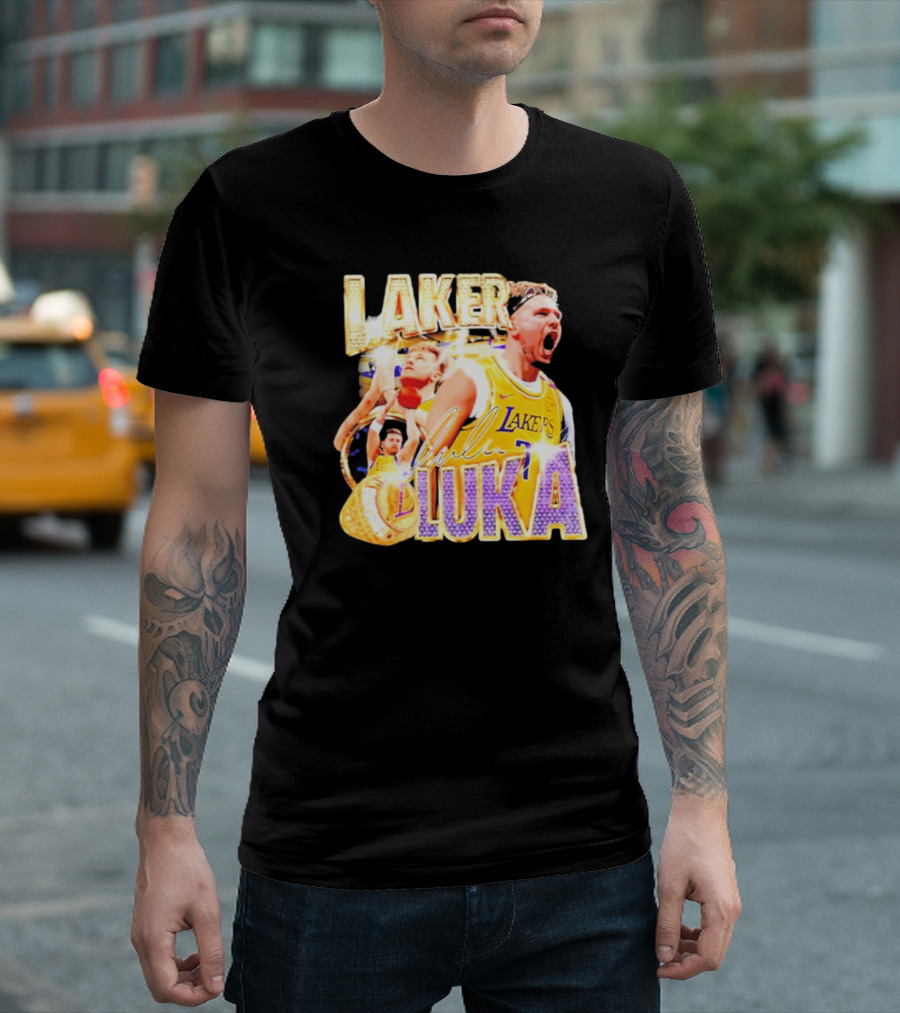 Laker Luka Doncic Lakers Basketball Vintage Style T-Shirt