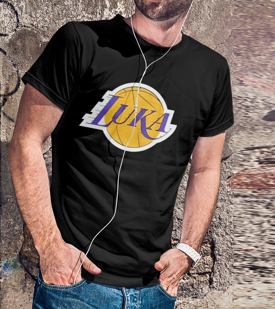 Luka Los Angeles Showtime Basketball-Inspired T-Shirt
