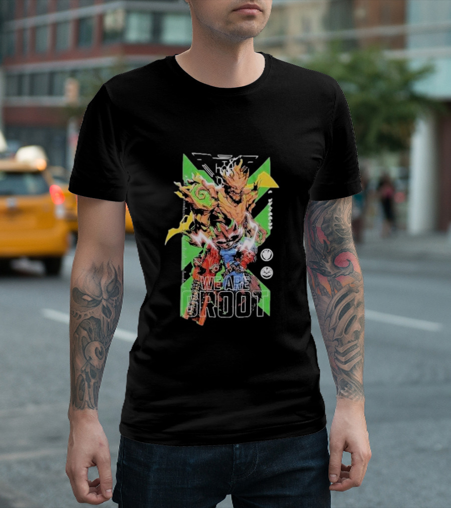 Marvel Rivals We Are Groot Guardians of the Galaxy Heroic Duo T-Shirt