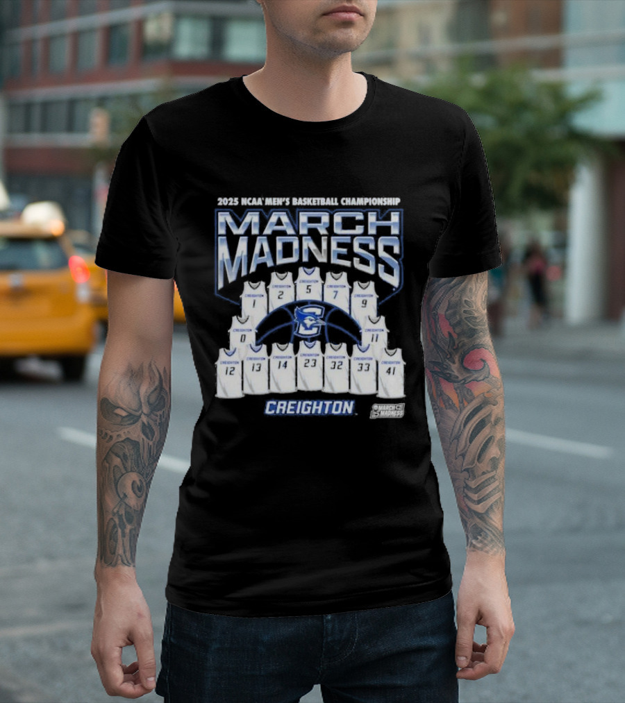 2025 NCAA Basketball Championship March Madness Creighton Bluejays T-Shirt