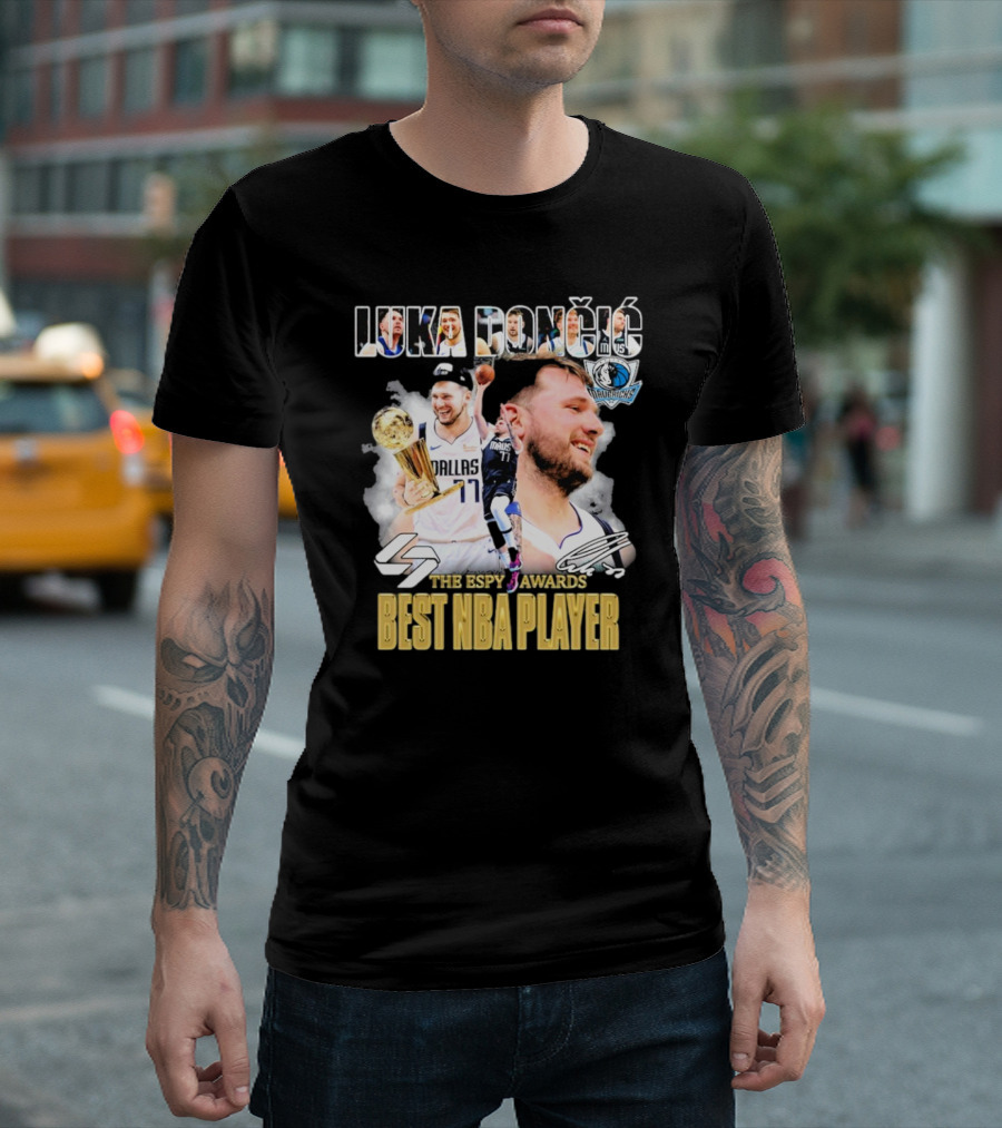 Luka Doncic Dallas Mavericks The Espy Awards Best NBA Player T-Shirt