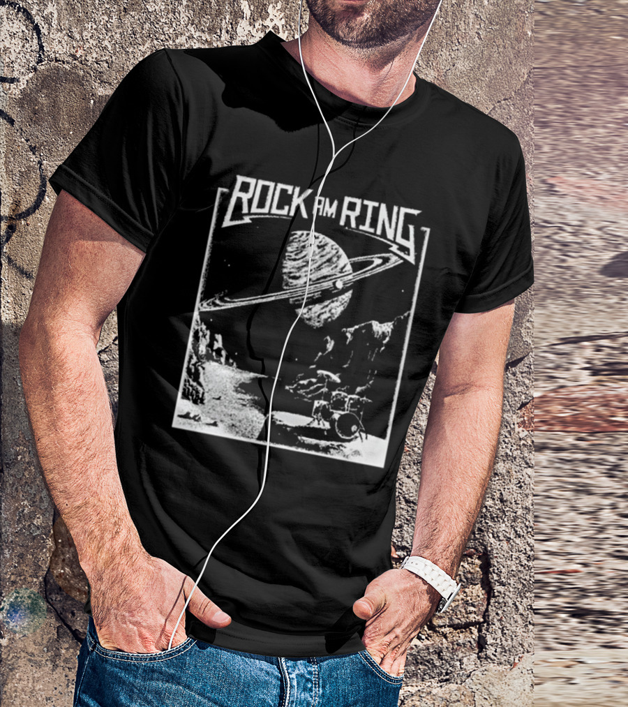 Rock Am Ring Lunar Beat Community Contest Gewinner Saturn Planet Drums T-Shirt
