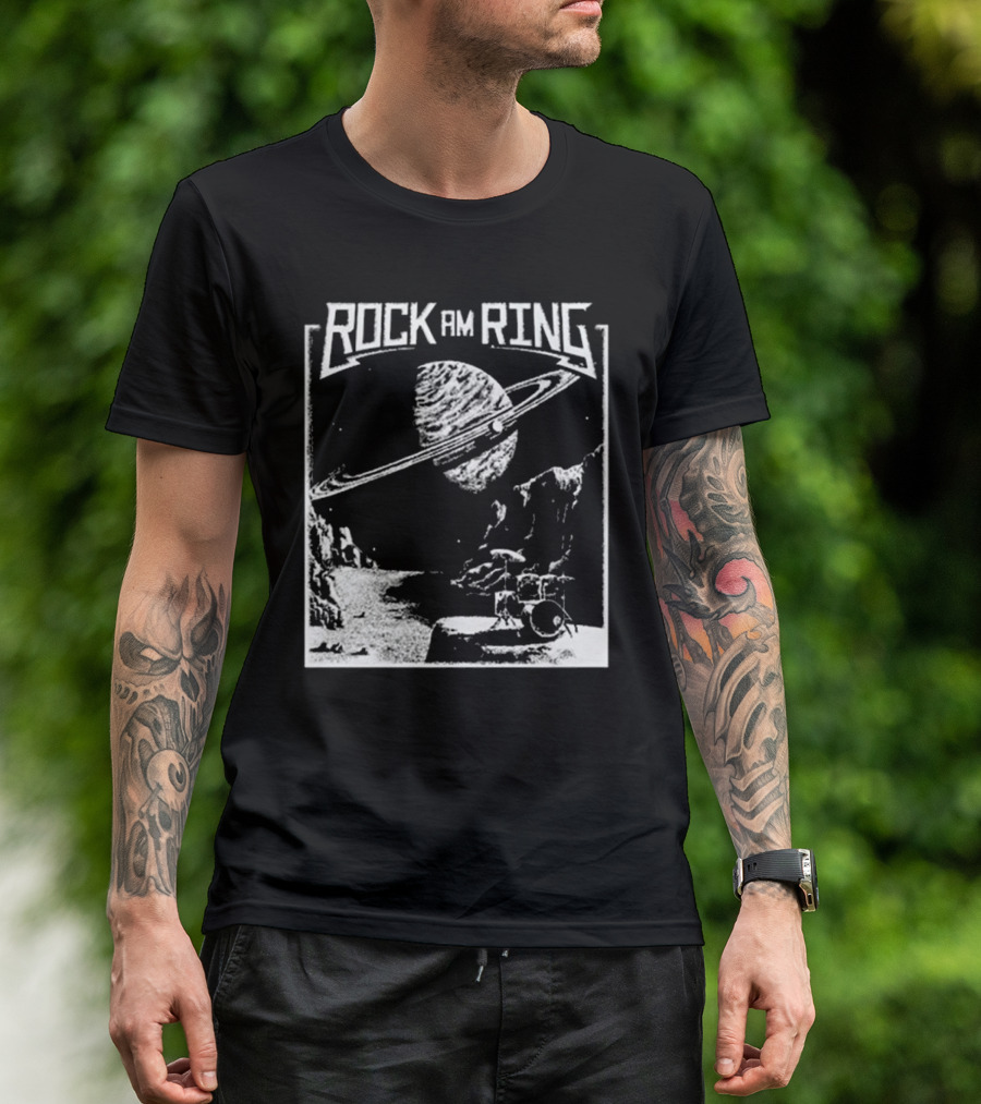 Rock Am Ring Lunar Beat Community Contest Gewinner Saturn Planet Drums T-Shirt