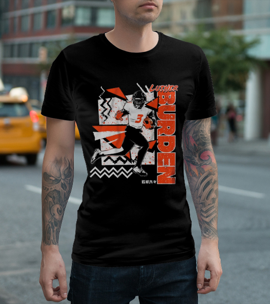 Luther Burden Number 3 Chicago 90s Style T-Shirt