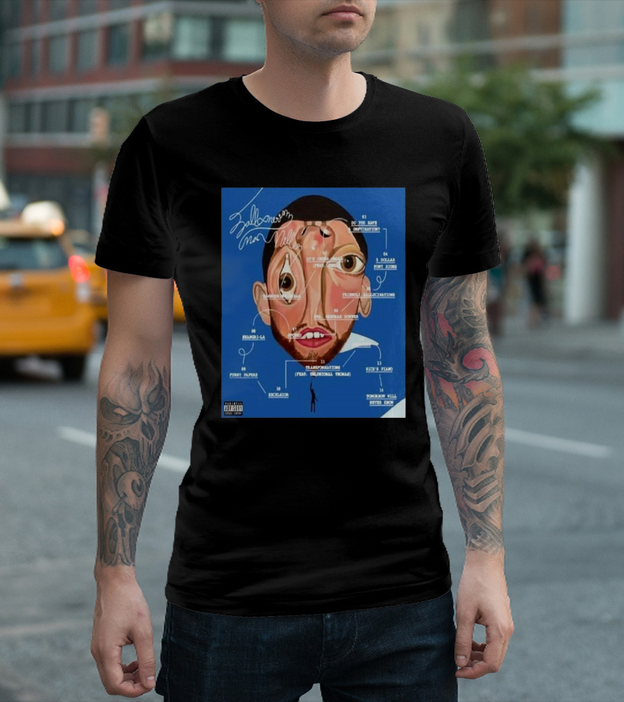 Balloonerism Mac Miller Full Tracklist Album Release January 17th 2025 T-Shirt