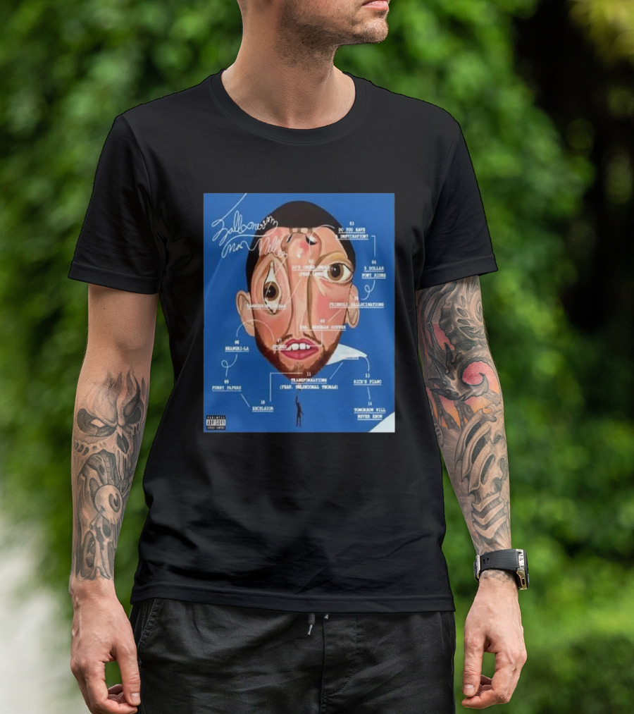 Balloonerism Mac Miller Full Tracklist Album Release January 17th 2025 T-Shirt