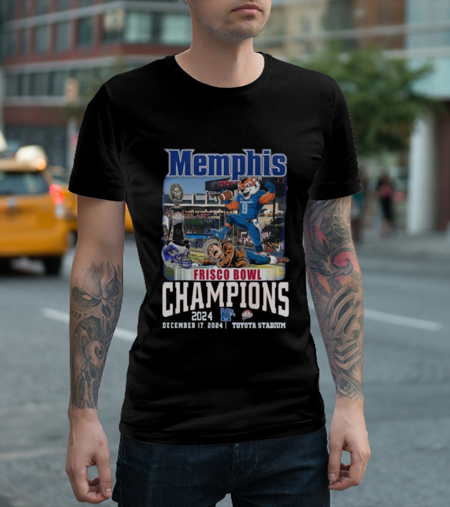 Memphis Frisco Bowl Champions December 16 2023 Toyota Stadium Limited Edition T-Shirt