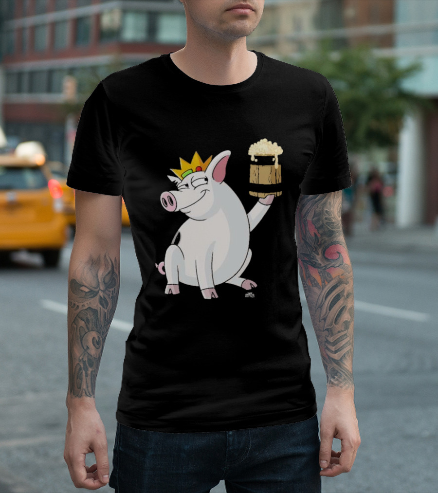 Merkimer Pig Cheers Crown Gildan Softstyle T-Shirt