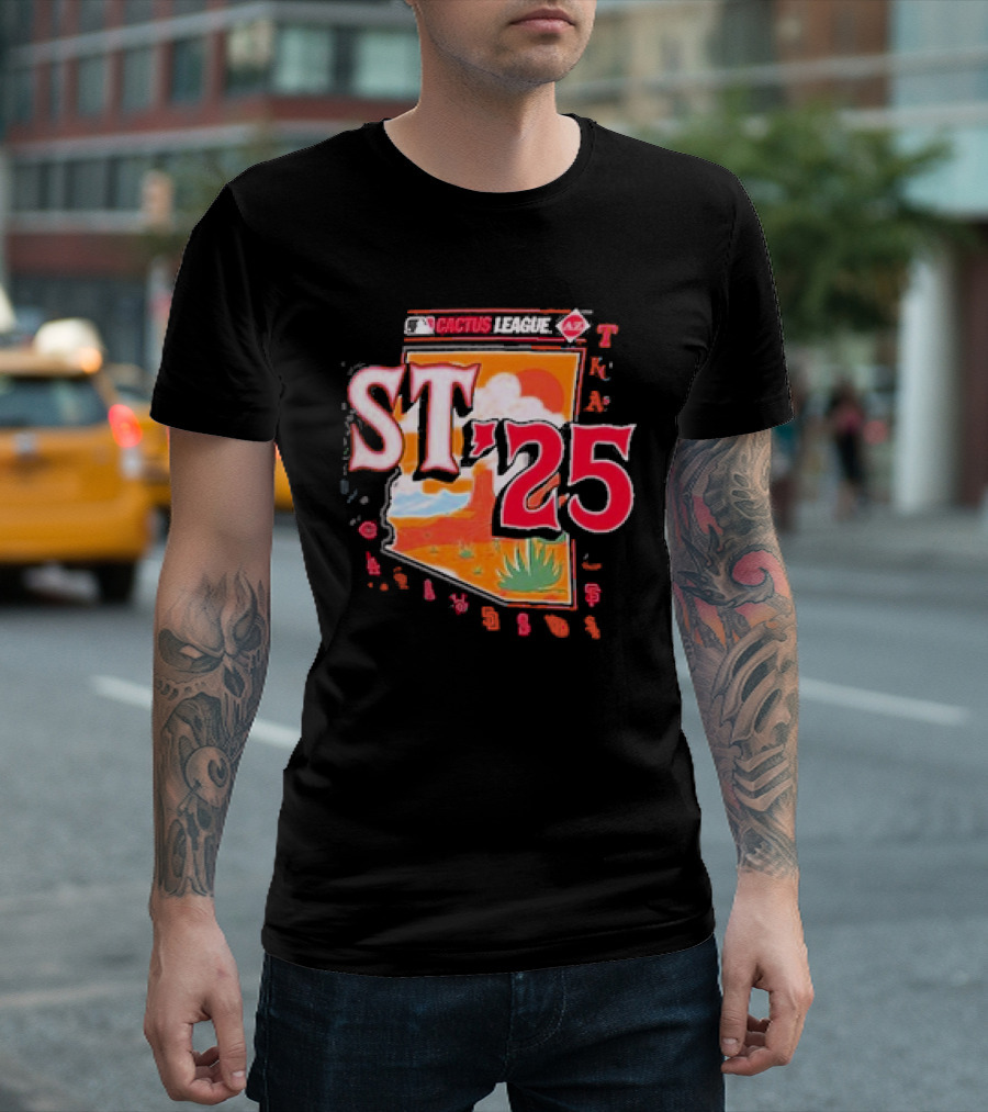 MLB 2025 Spring Training Cactus League Arizona ST25 T-Shirt