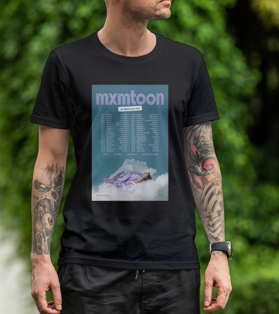 Mxmtoon The Liminal Space Tour 2025 Dates Cities And Special Guests T-Shirt