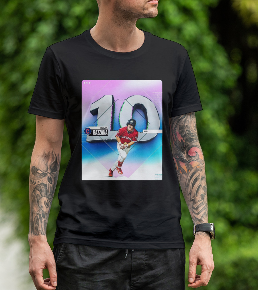 MLB Travis Bazzana Cleveland Guardians Top 10 Prospects T-Shirt