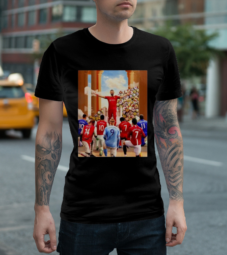 Liverpool FC Mohamed Salah Premier League Goals Tribute T-Shirt