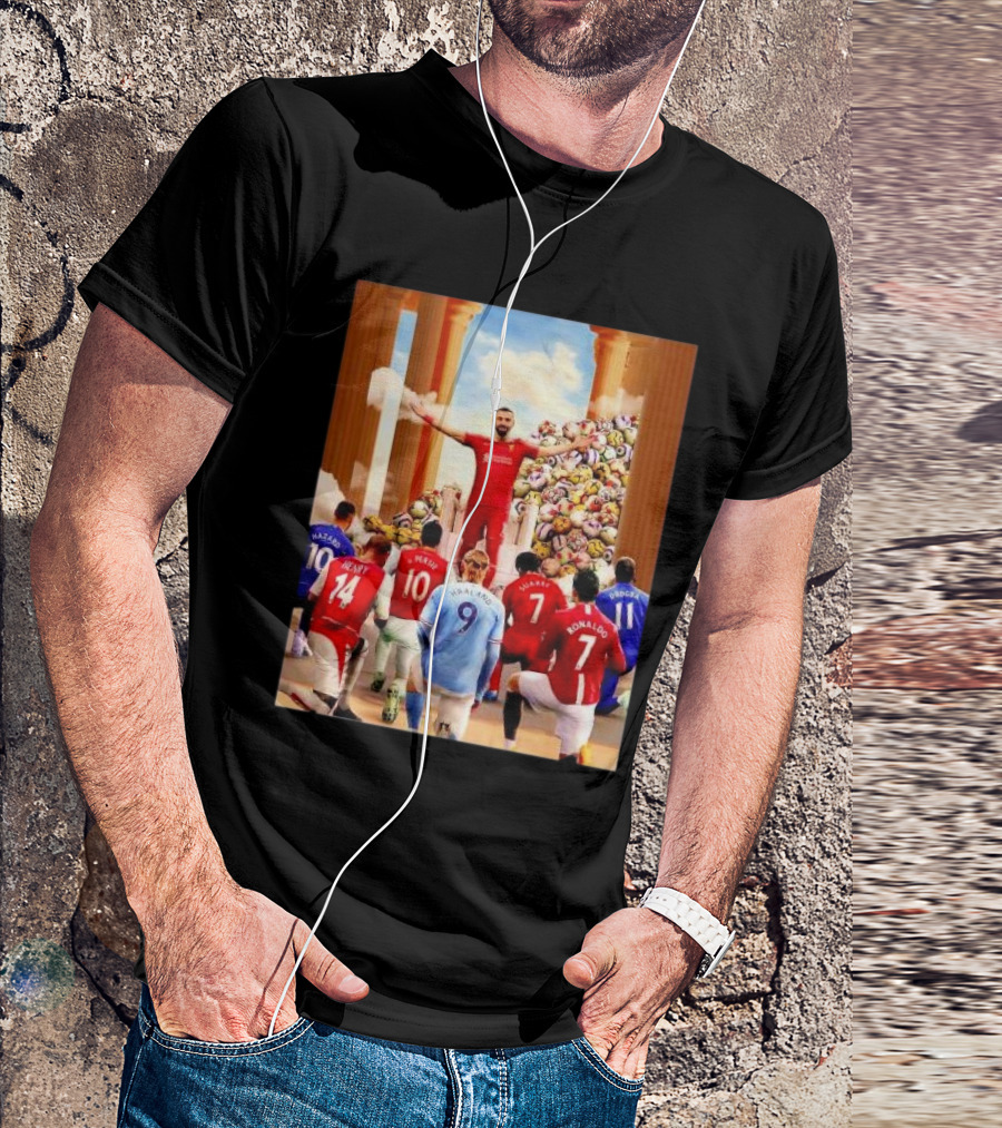 Liverpool FC Mohamed Salah Premier League Goals Tribute T-Shirt