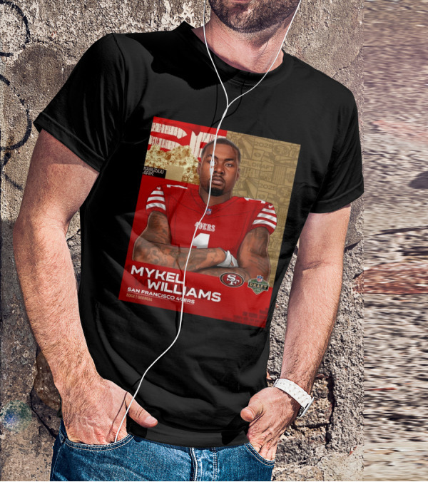 MYKEL WILLIAMS SAN FRANCISCO 49ERS EDGE GEORGIA NFL DRAFT 2025 T-Shirt