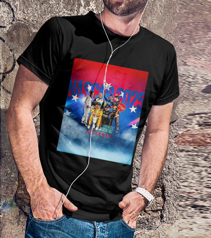 NASCAR 2025 West Ryan Expy Chicago Loop Calendar Racing Champions T-Shirt