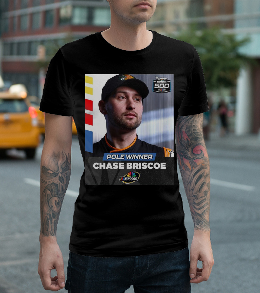 NASCAR Pole Winner Chase Briscoe Daytona 500 2025 T-Shirt