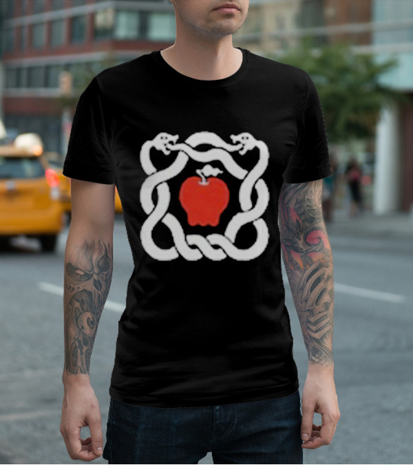 Msg Snake Dom Dolla Red Apple White Snakes T-Shirt