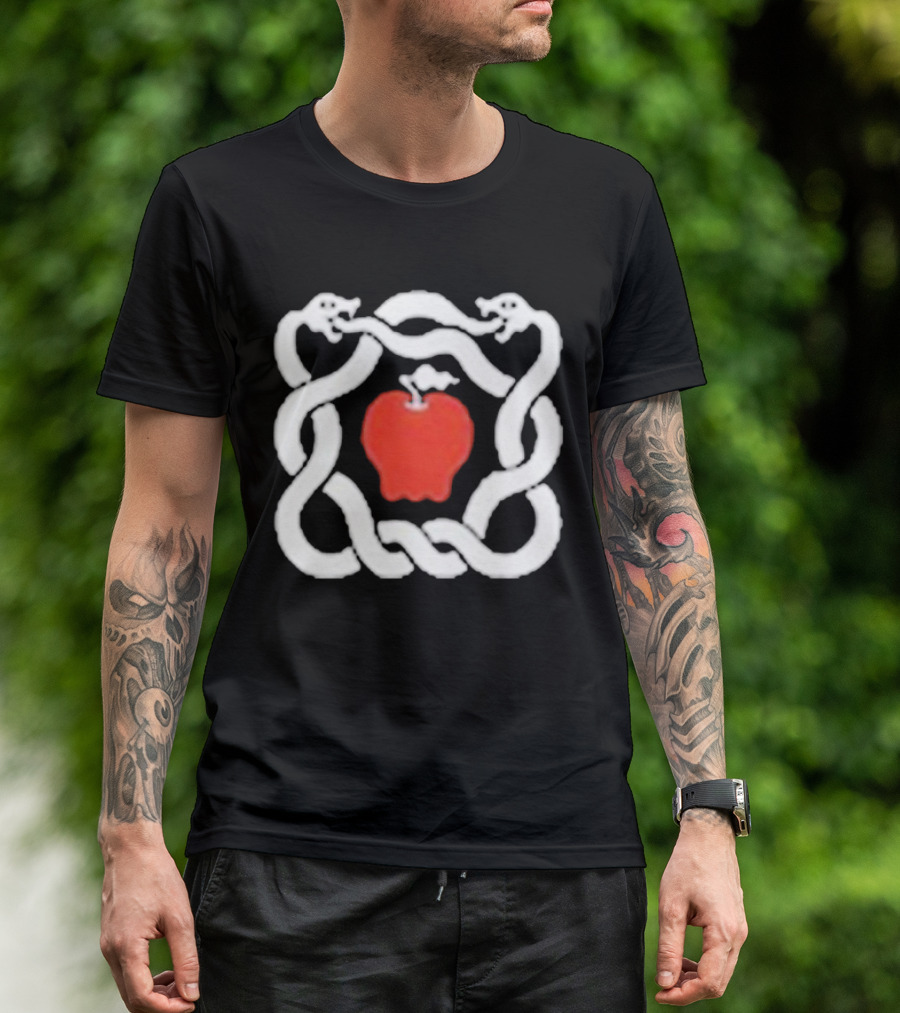 Msg Snake Dom Dolla Red Apple White Snakes T-Shirt
