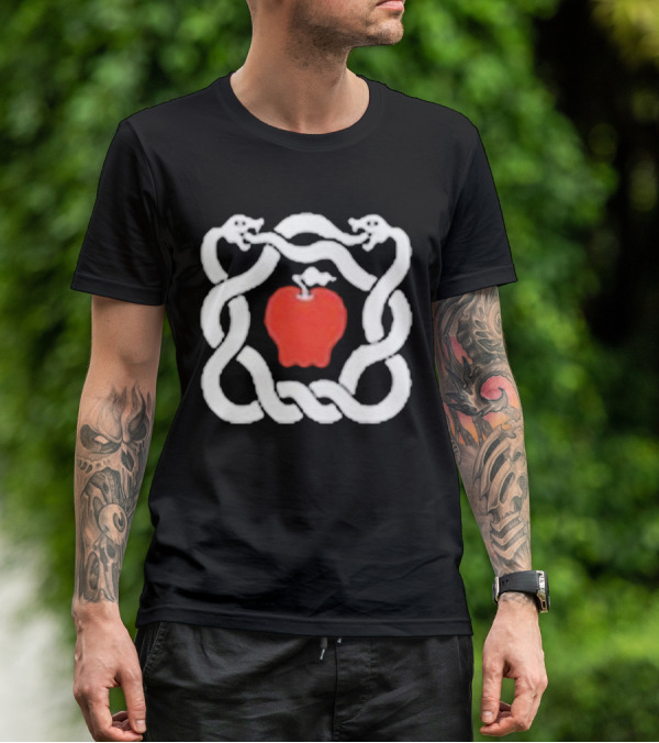 Msg Snake Dom Dolla Red Apple White Snakes T-Shirt