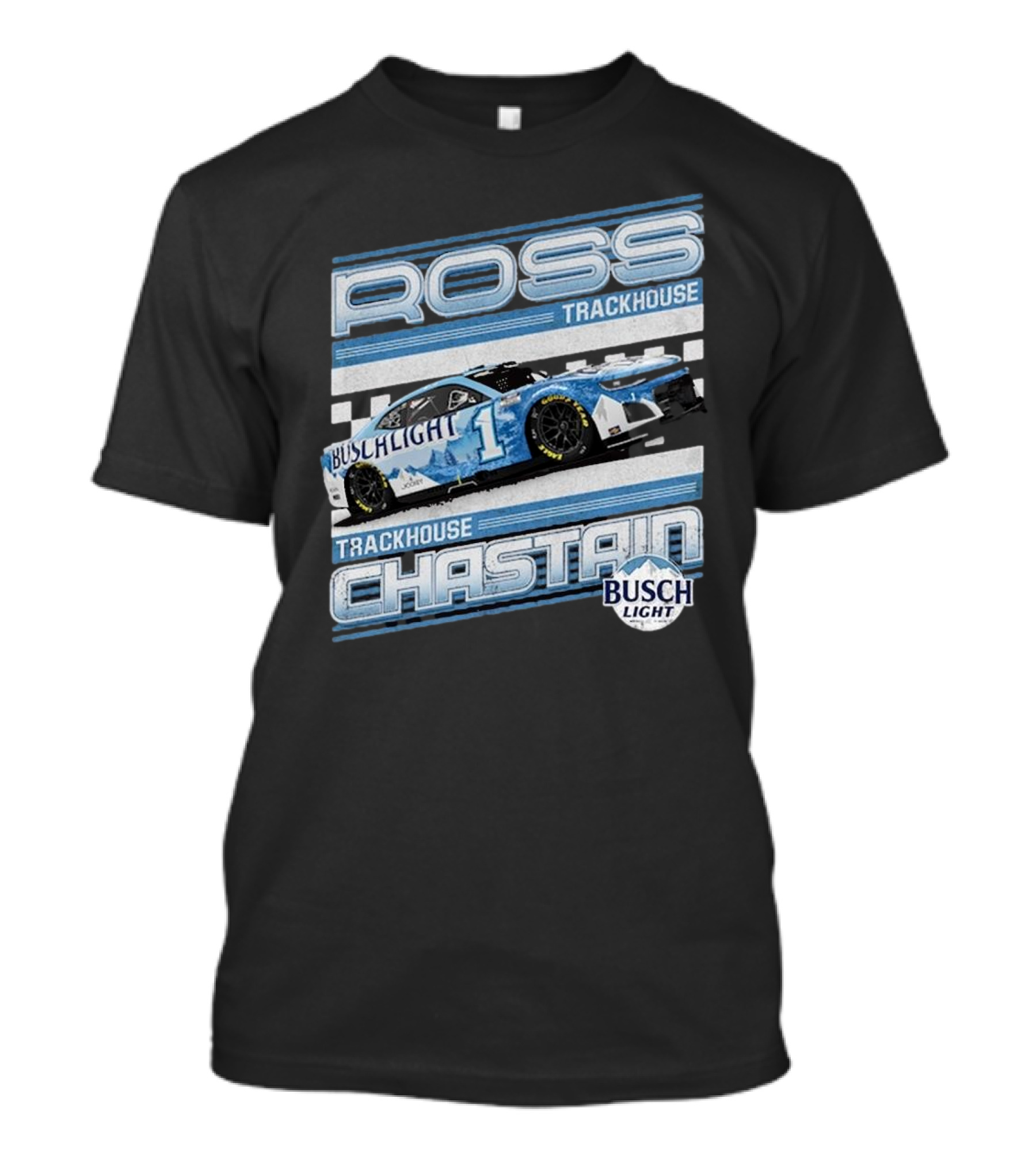 Ross Chastain Trackhouse Busch Light Racing Car 2025 T-Shirt