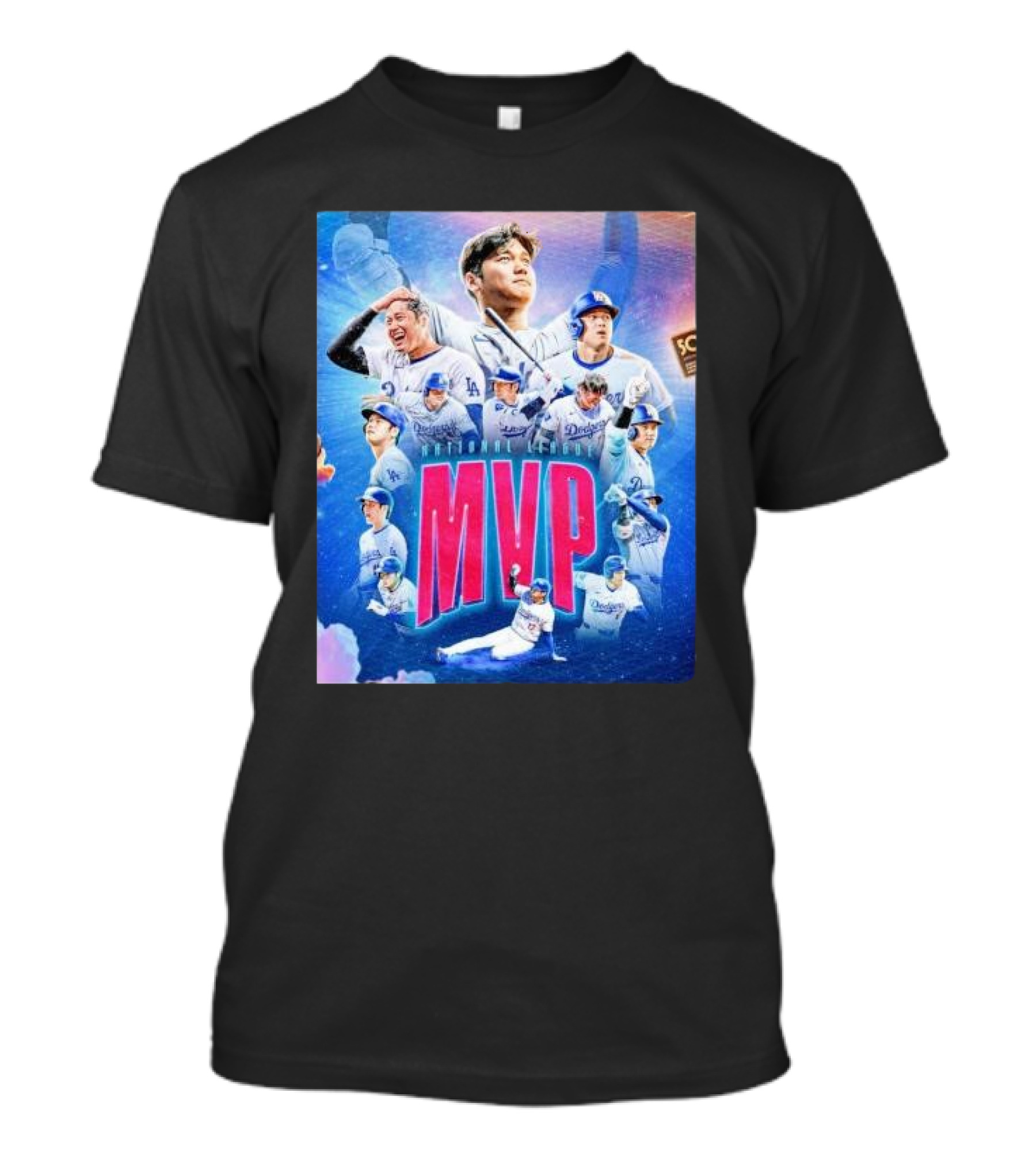 National League MVP Shohei Ohtani Los Angeles Dodgers Players Iconic Celebration T-Shirt