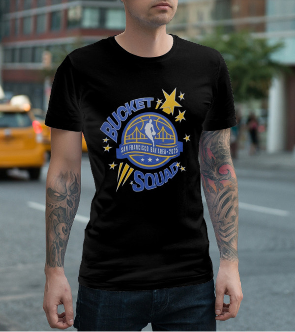 NBA All-Star 2025 Bucket Squad San Francisco Bay Area T-Shirt