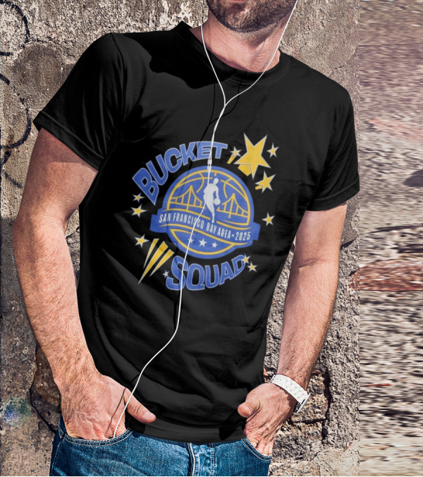 NBA All-Star 2025 Bucket Squad San Francisco Bay Area T-Shirt