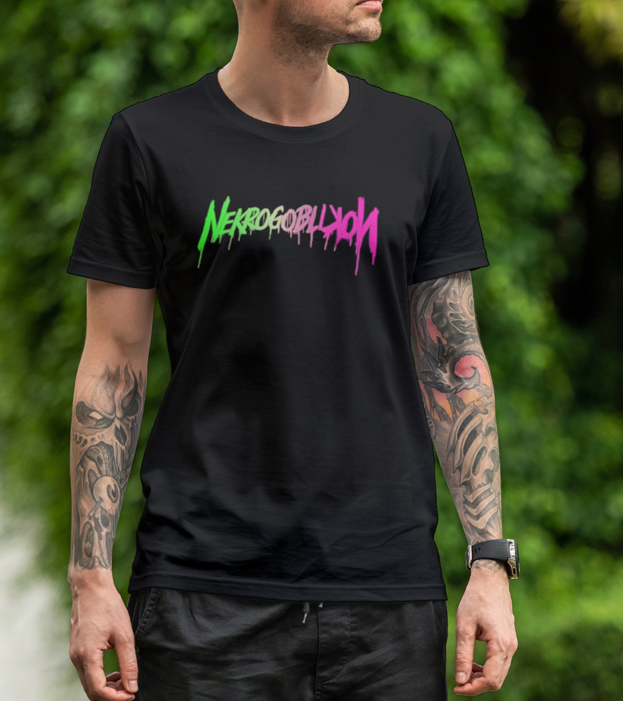 Nekrogoblikon Goblin Mode Wicked Ombre Neon Drip T-Shirt