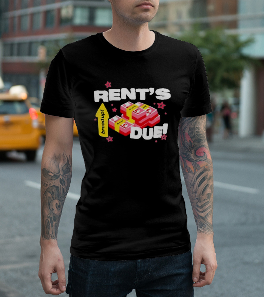 Nemzzz Broken Planet Rent's Due Pound Symbols Money Stacks T-Shirt
