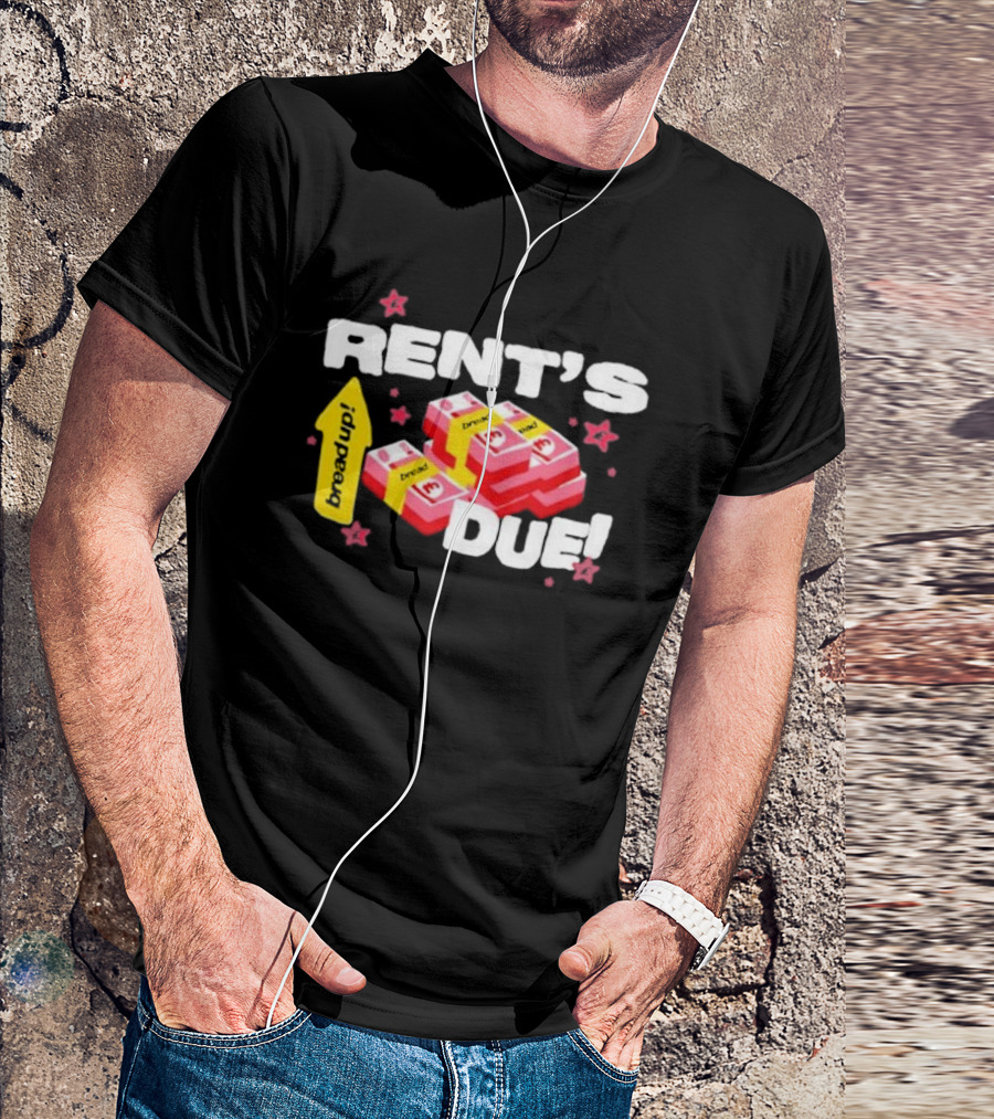 Nemzzz Broken Planet Rent's Due Pound Symbols Money Stacks T-Shirt