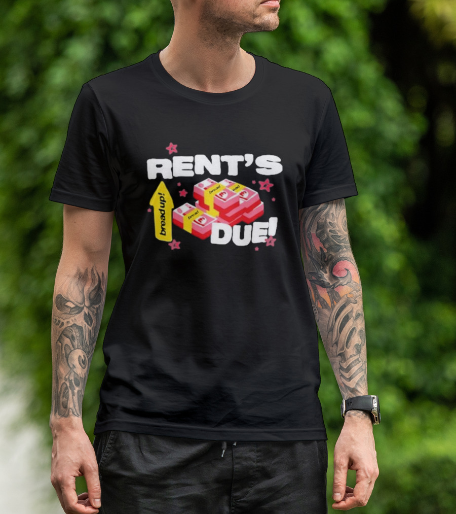 Nemzzz Broken Planet Rent's Due Pound Symbols Money Stacks T-Shirt
