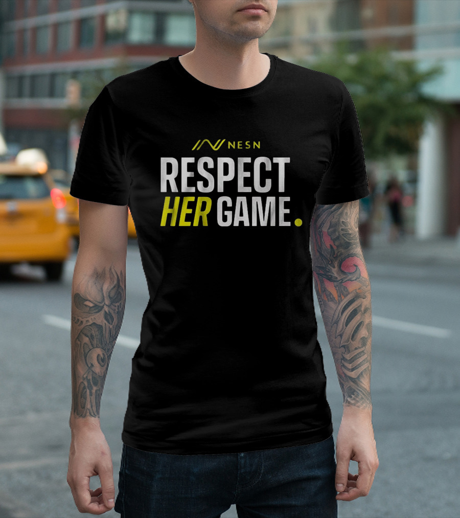 NESN Respect Her Game Collection Empowerment Sports Apparel T-Shirt