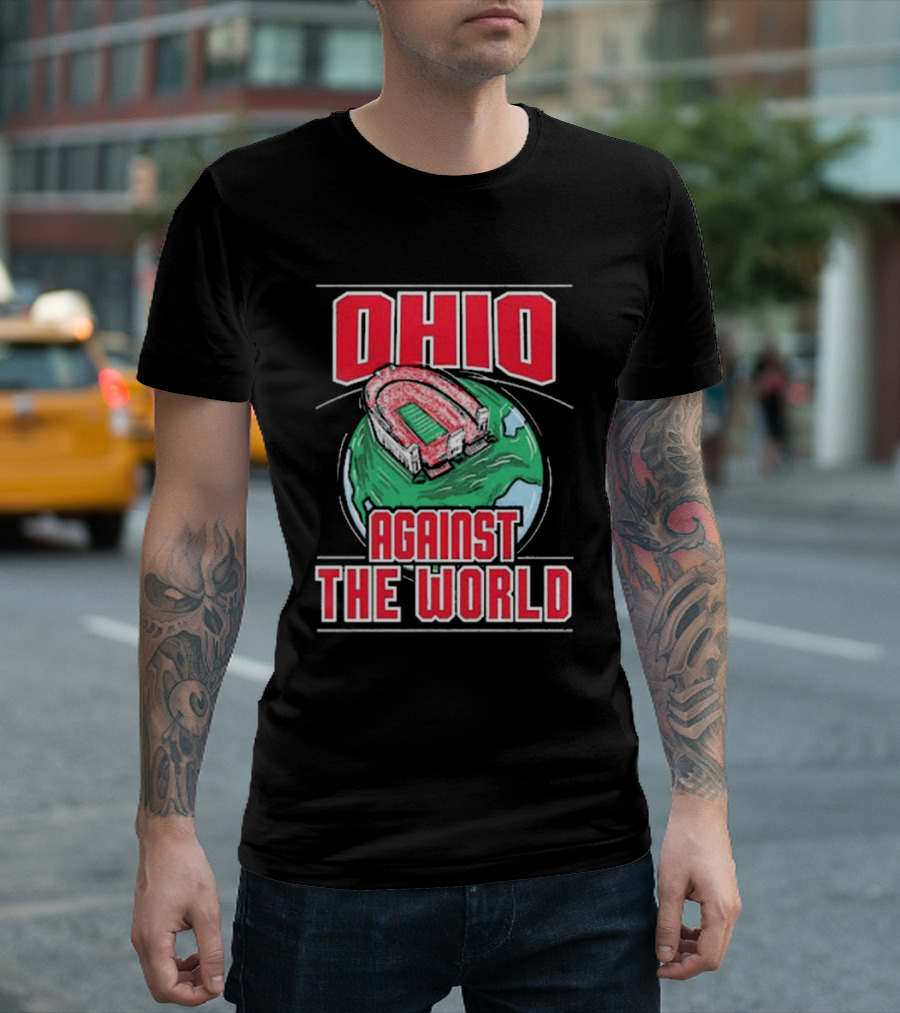 Ohio Against The World Stadium Ohio State Buckeyes Notre Dame Fighting Irish Victory 2024 T-Shirt