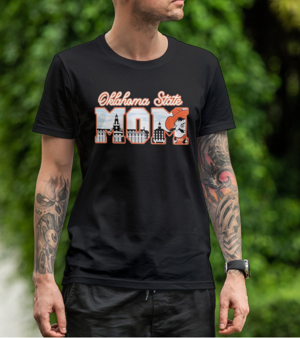 Oklahoma State Mom Campus Cowboys OSU Iconic Imagery T-Shirt