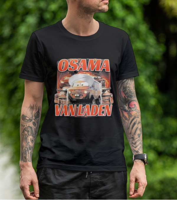Osama Van Laden Cars Parody T-Shirt