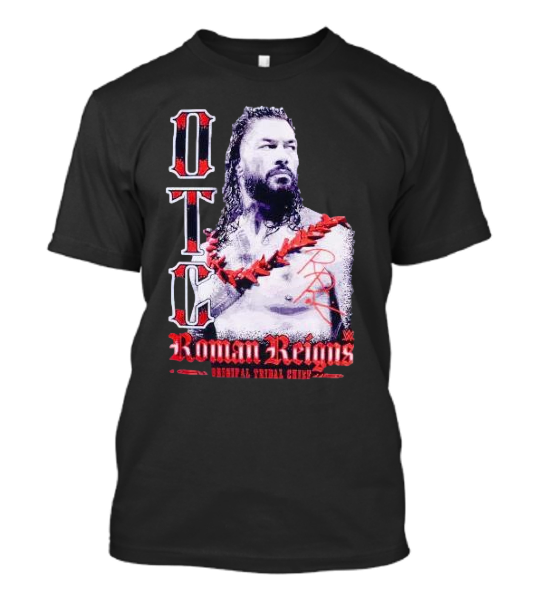 OTC Roman Reigns Original Tribal Chief WWE Signature T-Shirt