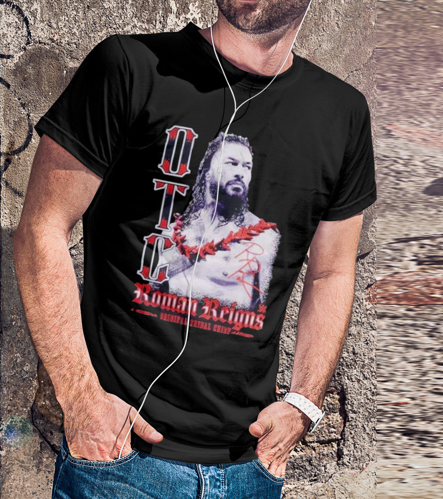 OTC Roman Reigns Original Tribal Chief WWE Signature T-Shirt