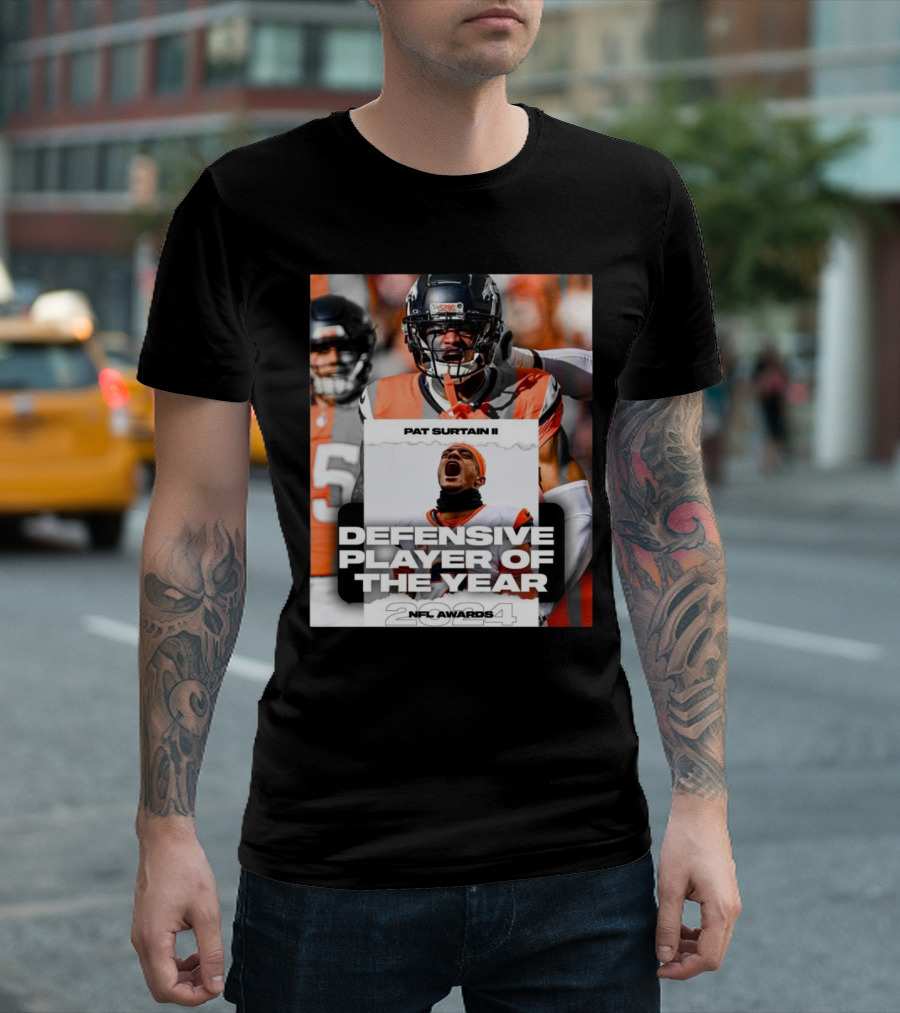 Pat Surtain II Denver Broncos 2024 NFL Awards Defensive Player Of The Year T-Shirt