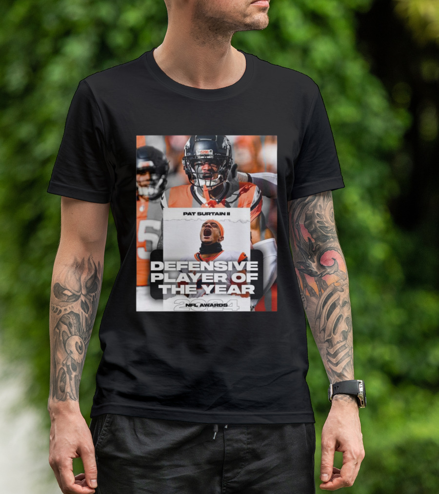 Pat Surtain II Denver Broncos 2024 NFL Awards Defensive Player Of The Year T-Shirt