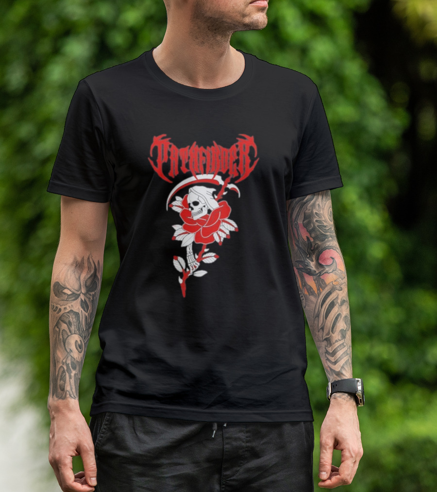 Pathfinder Reaper Skull Rose T-Shirt