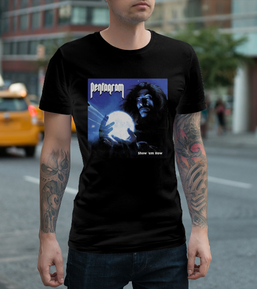 Pentagram Show 'em How 7th February 2025 Mystical Energy Sphere Album Art T-Shirt