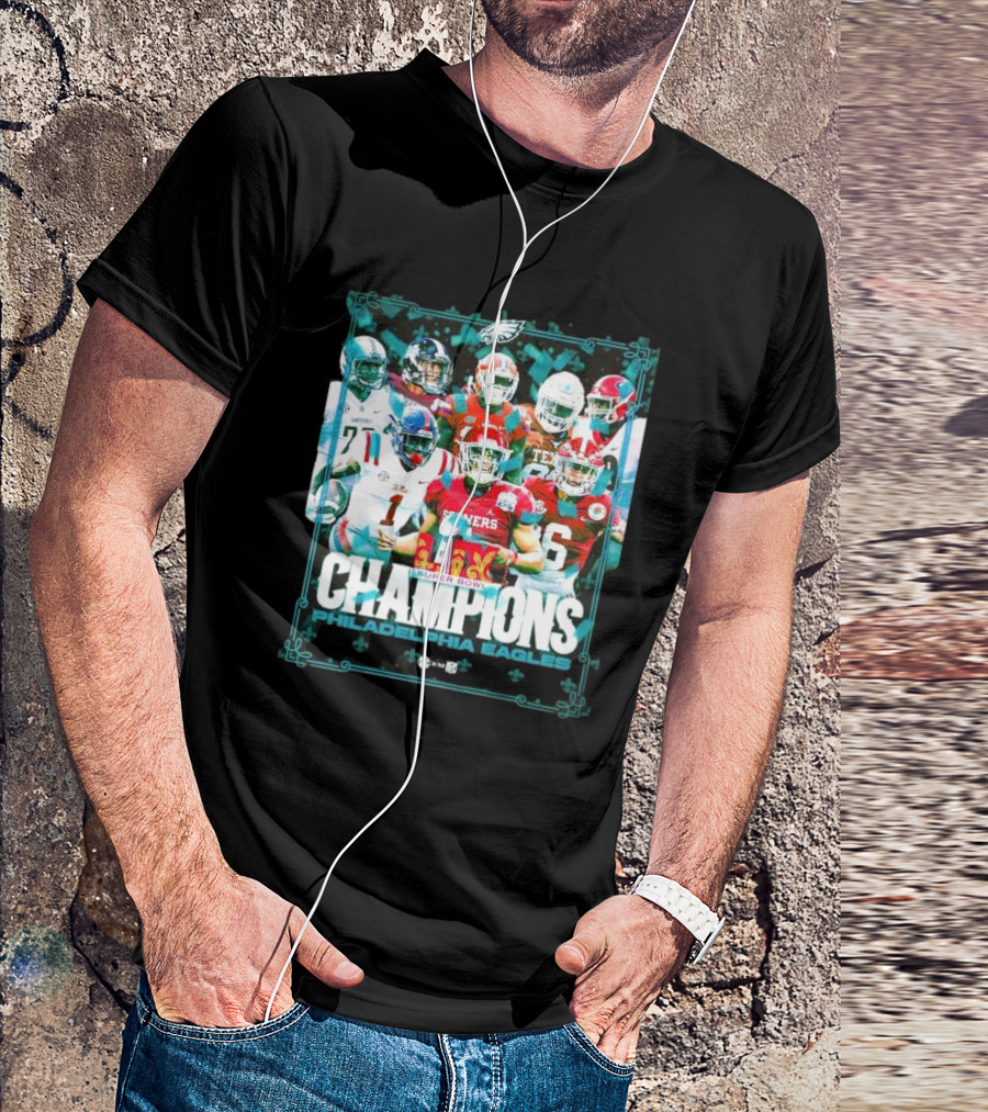 Philadelphia Eagles Super Bowl Champions LIX Climb The Mountain T-Shirt