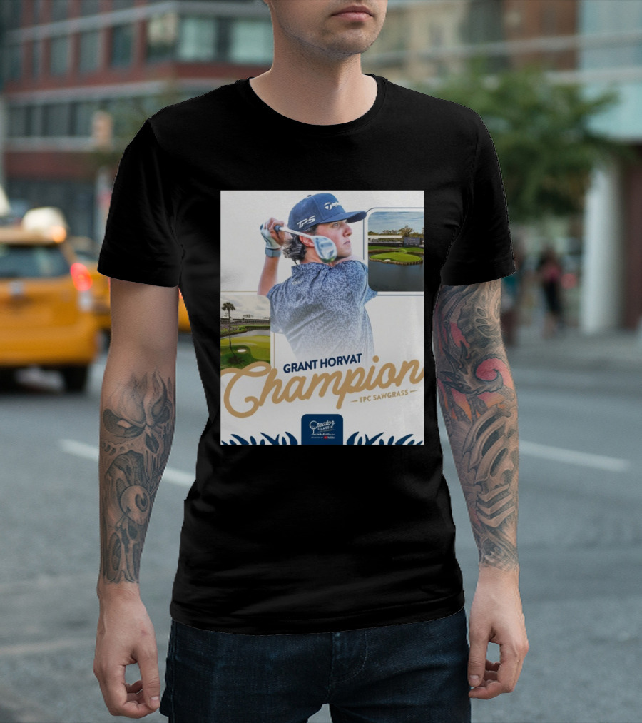 Grant Horvat Champion at Creator Classic TPC Sawgrass Golf Event T-Shirt