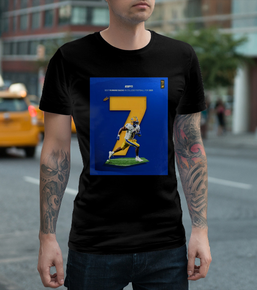ESPN Best Running Backs In College Football For 2025 Desmond Reid Pitt Football T-Shirt
