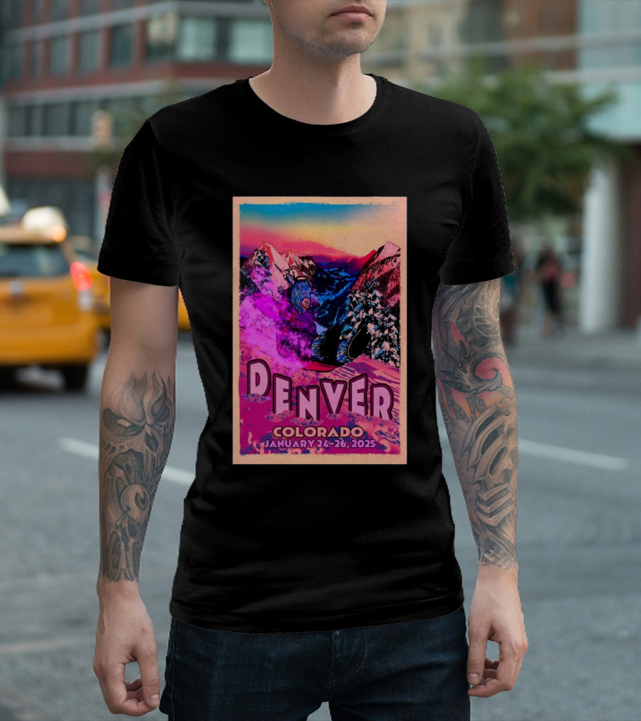 Billy Strings Denver Colorado January 24-26 2025 Ball Arena T-Shirt