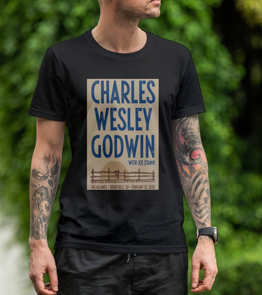 Charles Wesley Godwin With Joe Stamm Sioux Falls February 13 2025 The Alliance T-Shirt