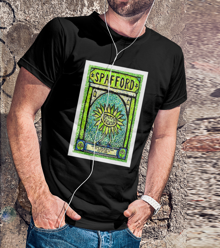 Spafford Colonial Oak Music Park St. Augustine FL January 19 2025 Sunflower Art T-Shirt