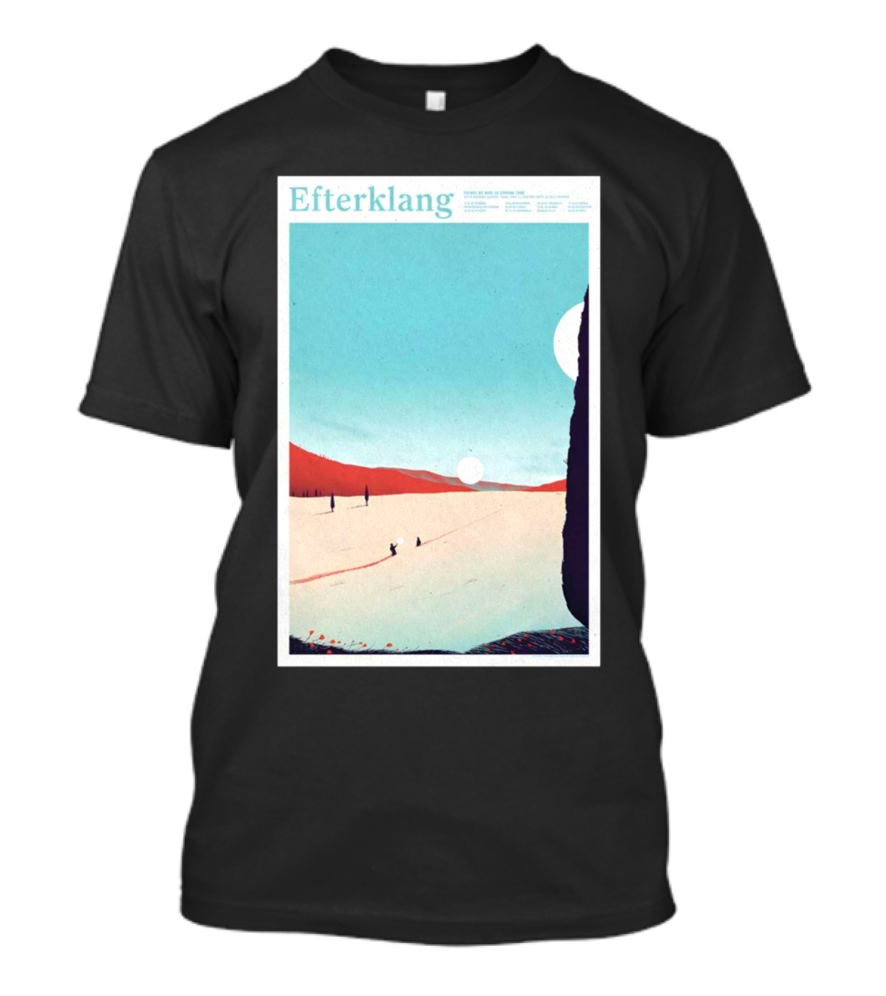 Efterklang Things We Have In Common Tour 2025 Desert Landscape Scene T-Shirt